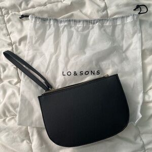 Lo & Sons Waverly 2 Convertible Bag Black Cactus Leather